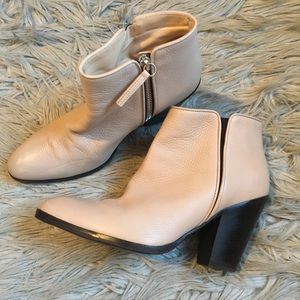 Giuseppe Zanotti Blush Leather Ankle Boots